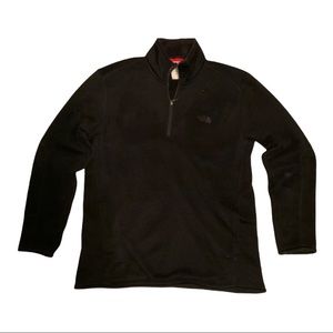 Mens XL The North Face 1/2 Zip Fleece Lined Knit Shell Heavy Jacket